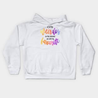 Favorite Internet Weirdo Kids Hoodie